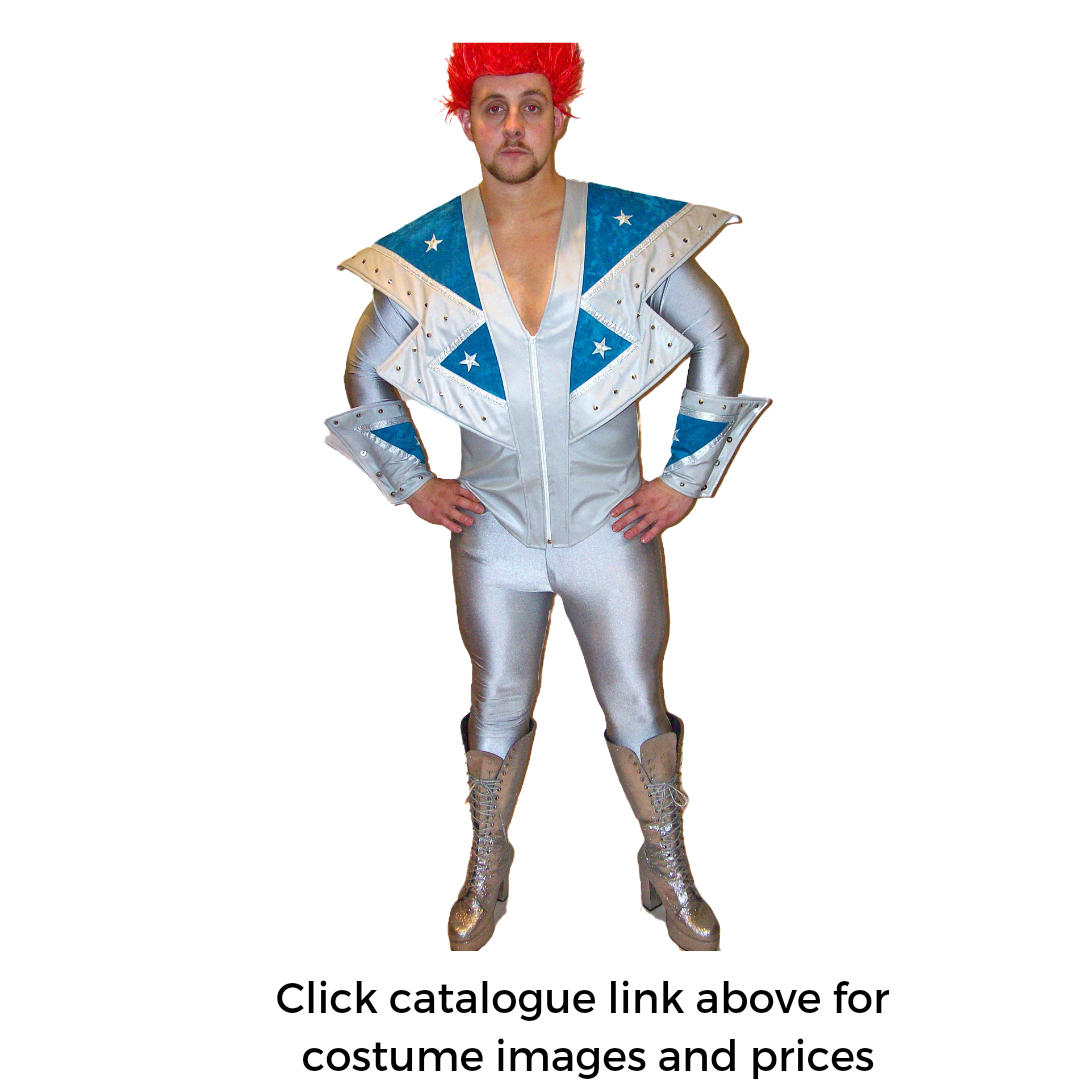 Ziggy Stardust fancy dress costume hire