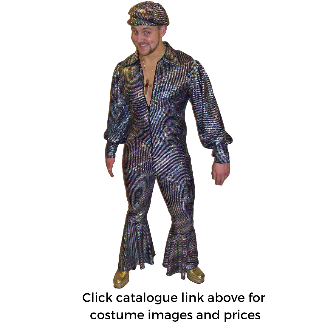 disco mens jumpsuit costumes