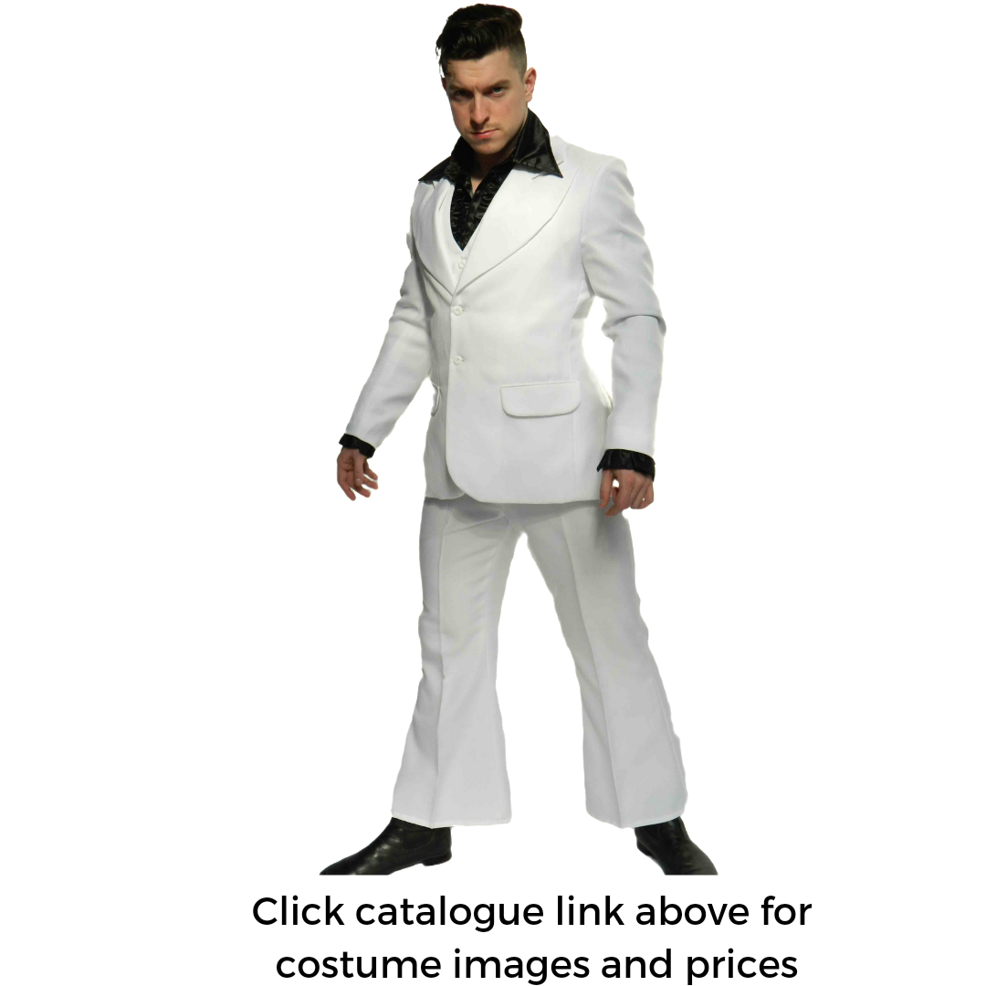 John Travolta disco fancy dress costumes