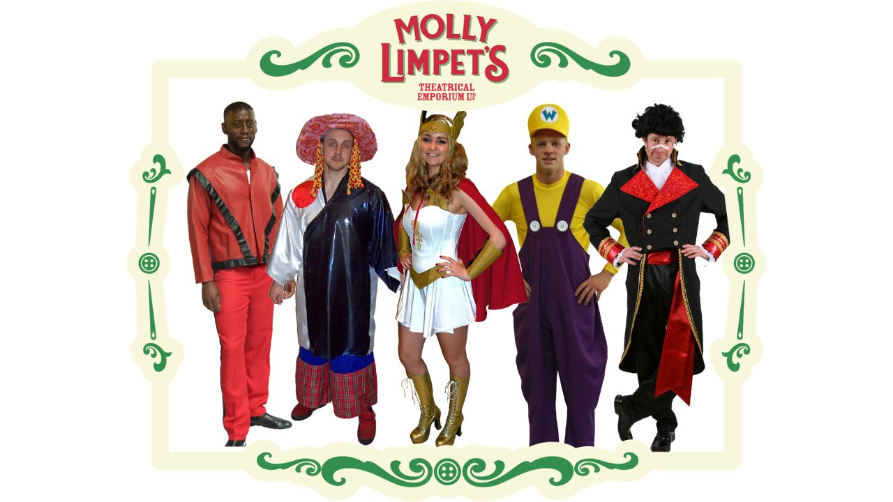 Theatrical quality 1980s fancy dress costumes