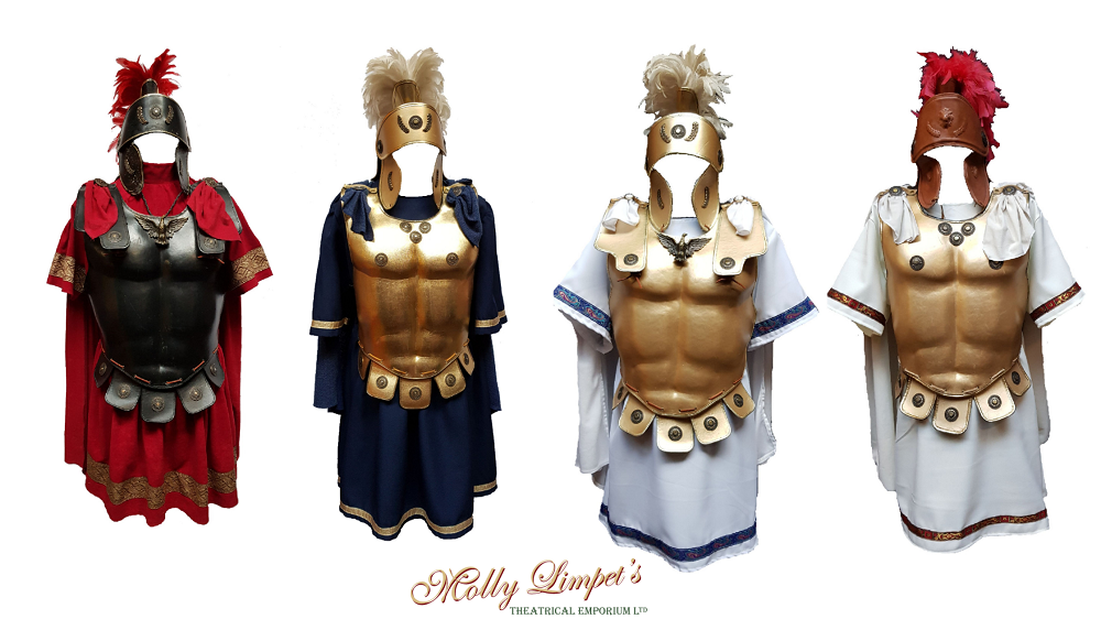 deluxe gladiator fancy dress costumes