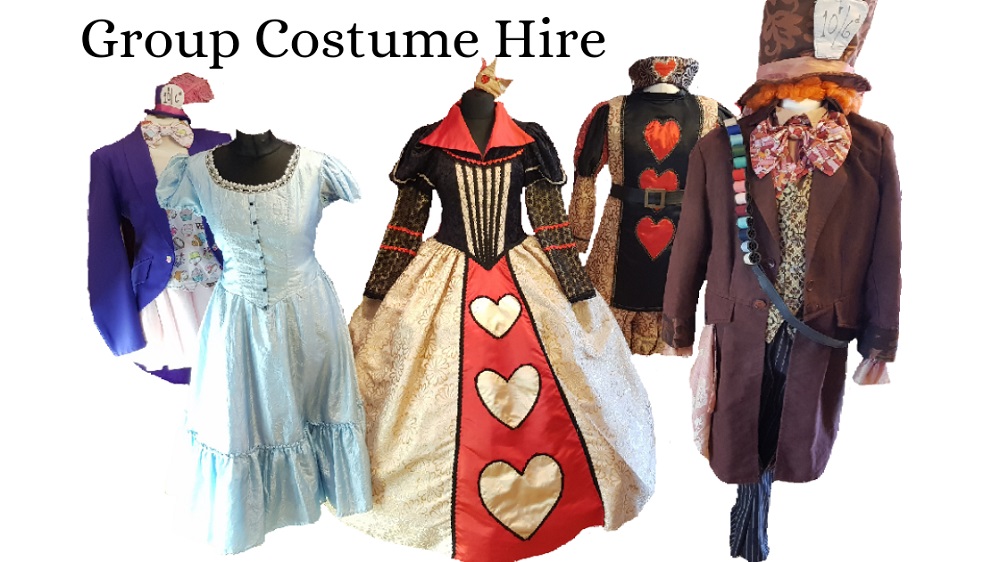 Alice Wonderland corporate costume hire