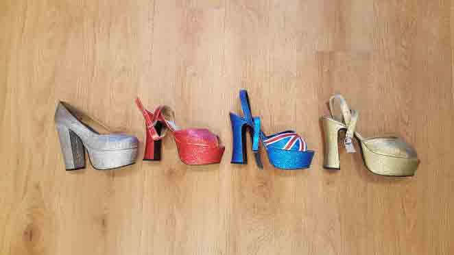 Ladies Glitter Sandals 01