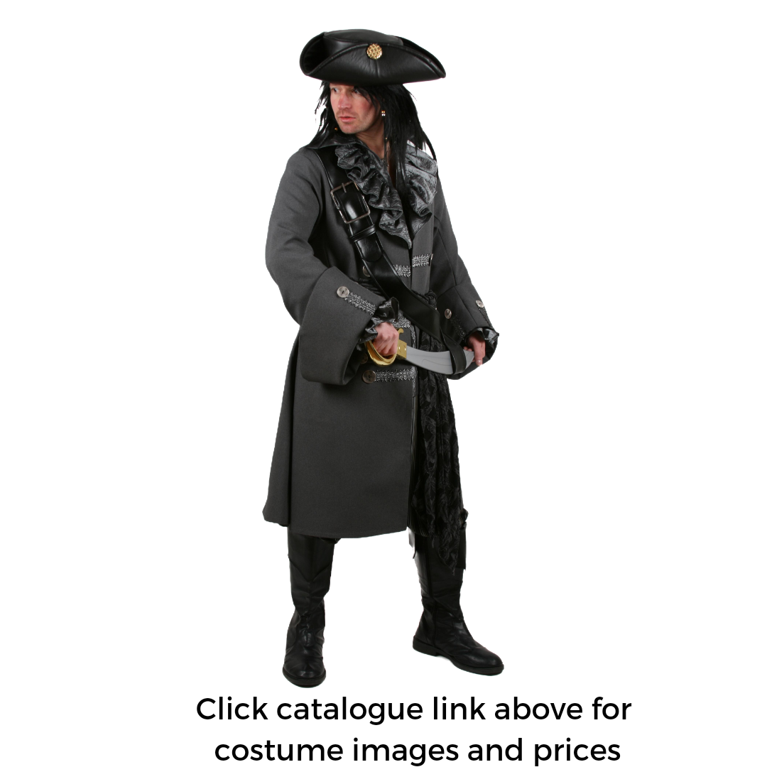 jack sparrow super delue fancy dress stage costumes hire