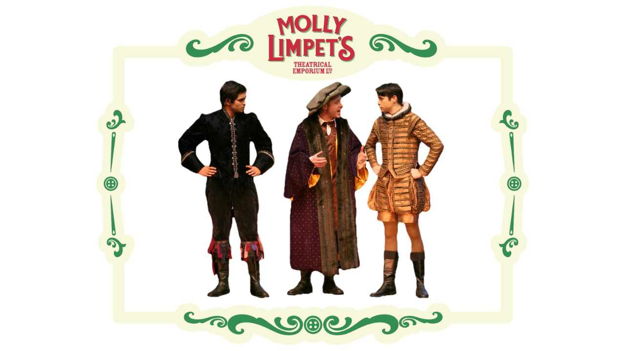 bianca, lucentio, petruchio and katharine costume hire