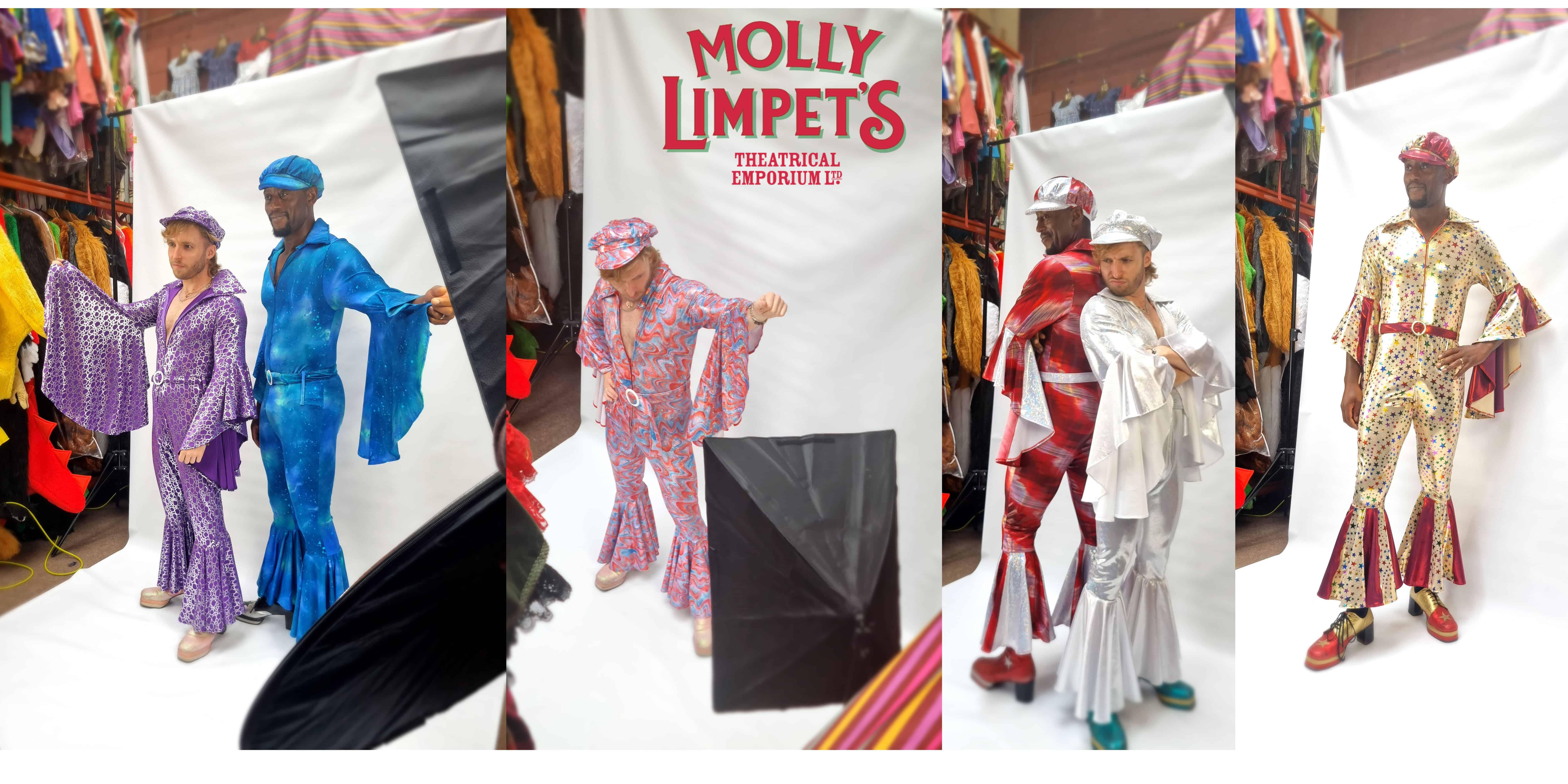 ABBA jumpsuit costumes for hire