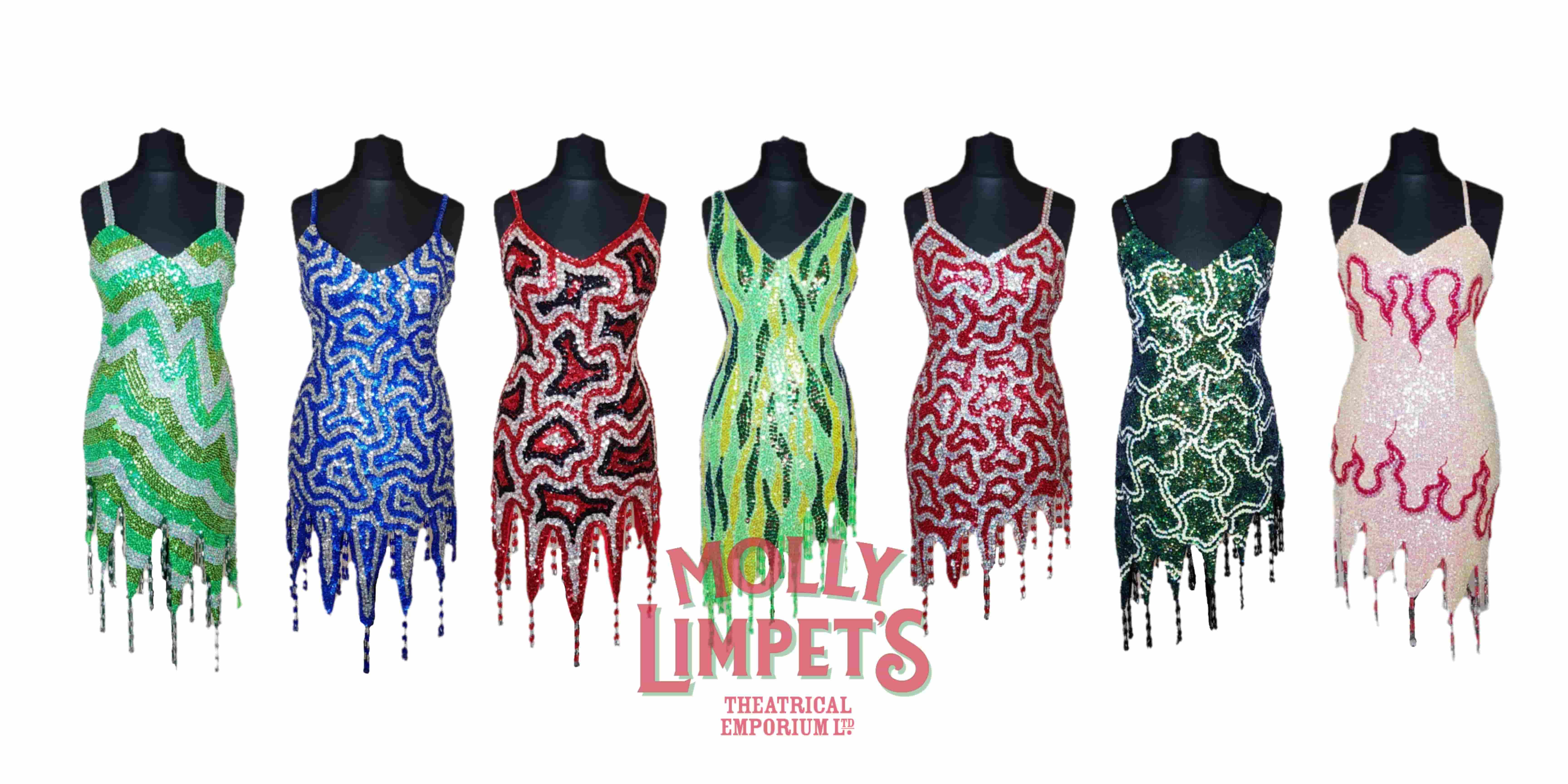 vegas style showgirl costume hire