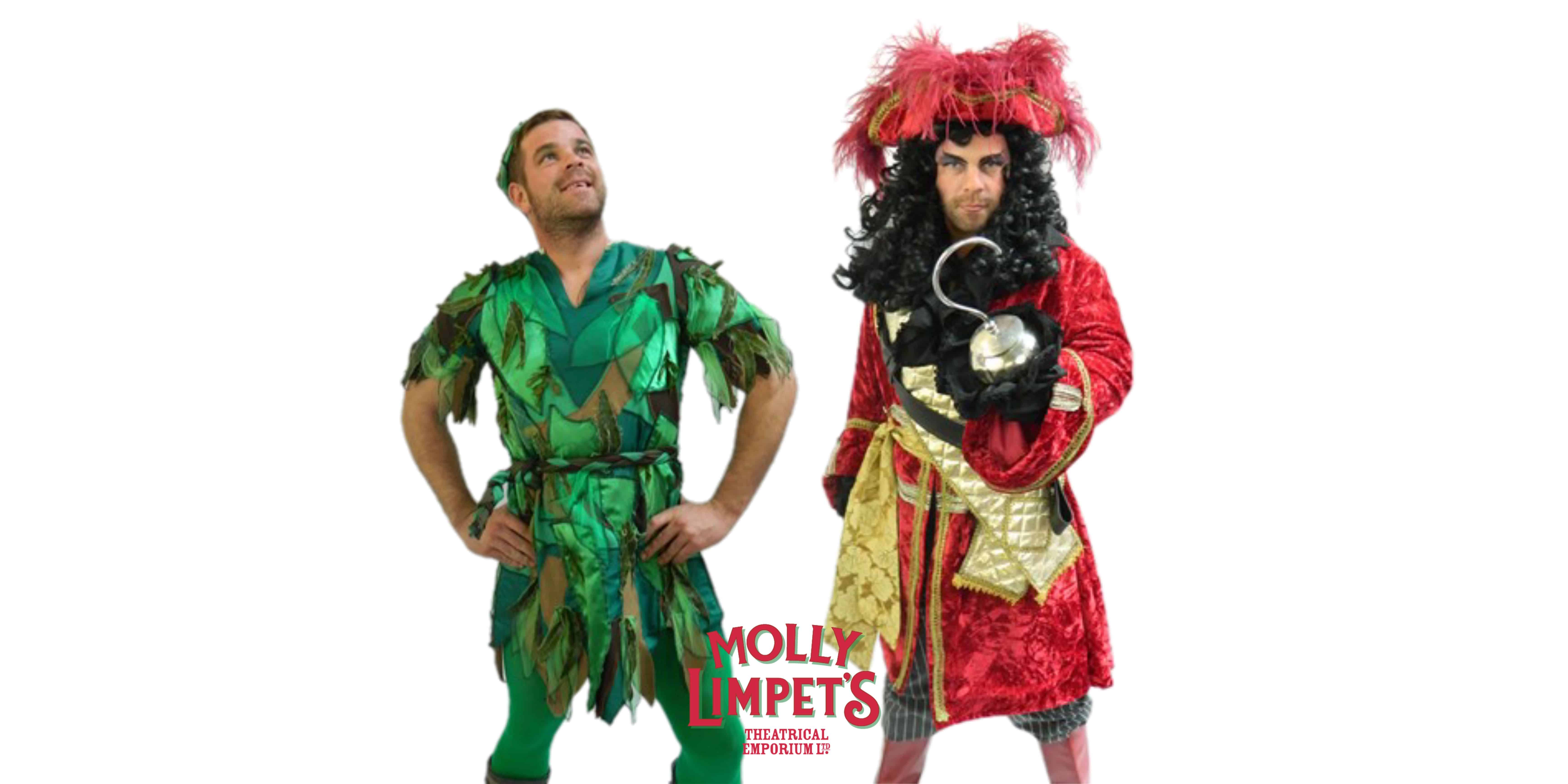 jm barrie's peter pan stage musical costumes