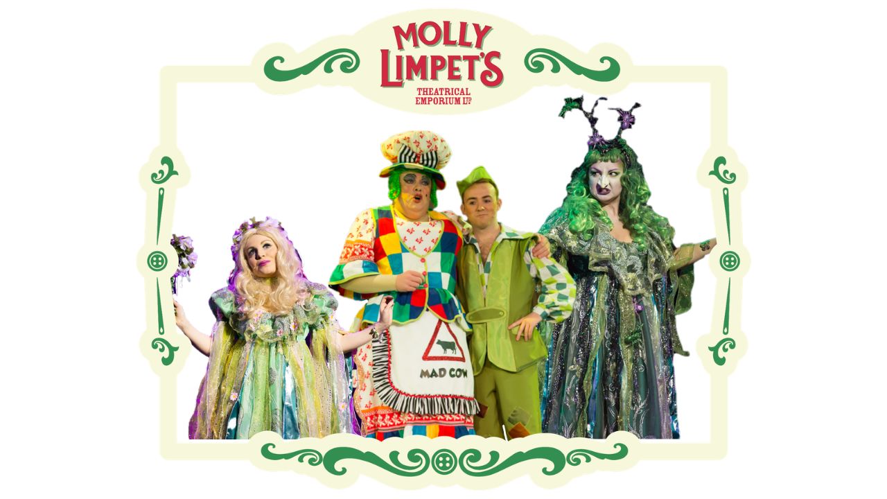 jack and his cow in panto costume hire