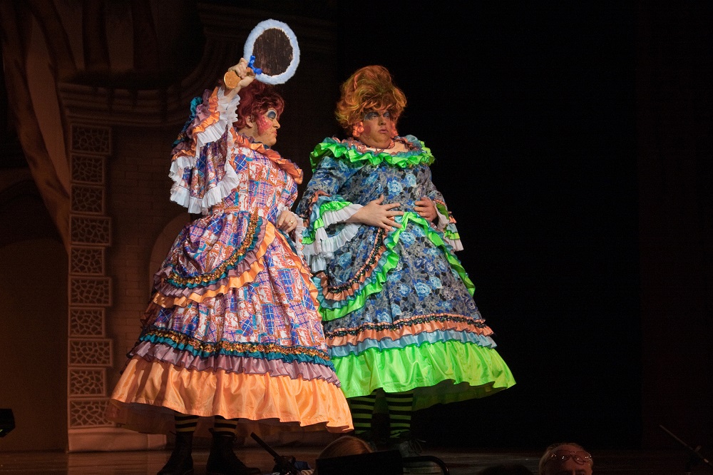 Ugly Sisters Neon Trimmed costumes 0130