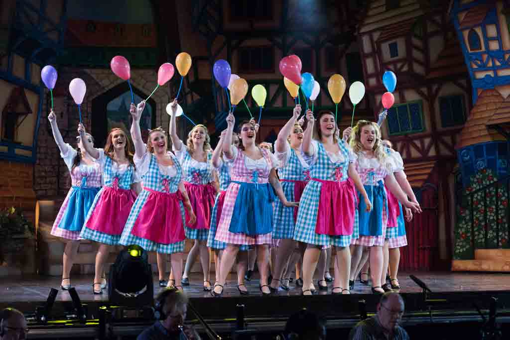 gingham panto villager costumes
