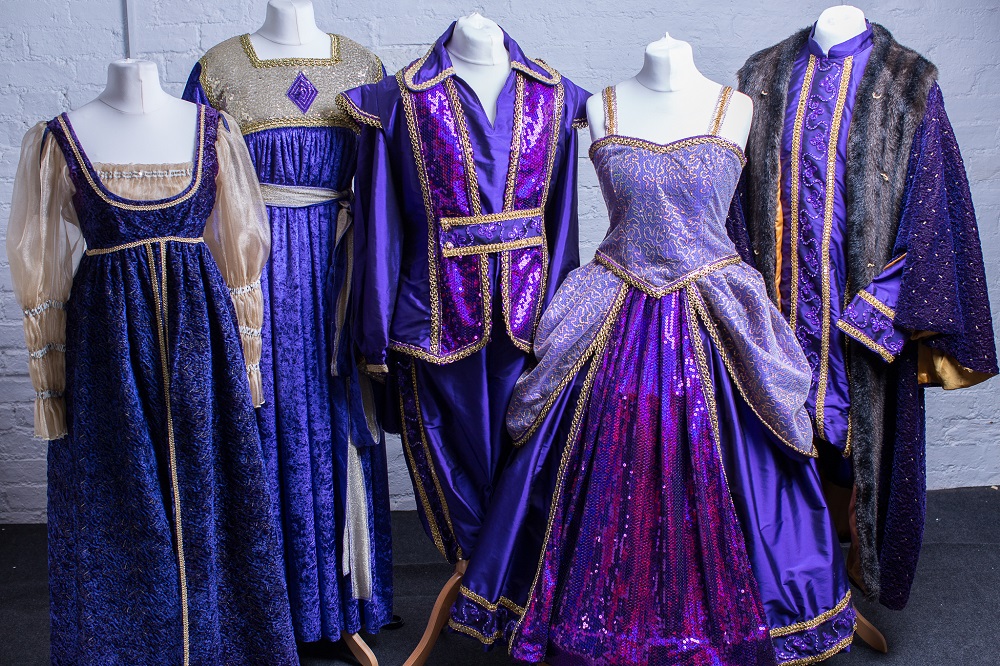 deluxe purple theatre costumes
