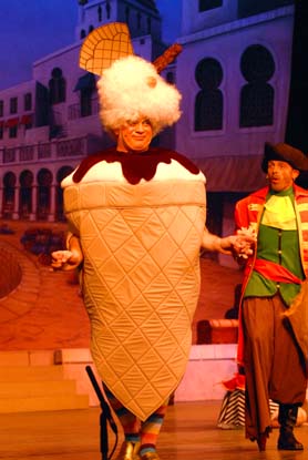 ice cream themed dame panto costume